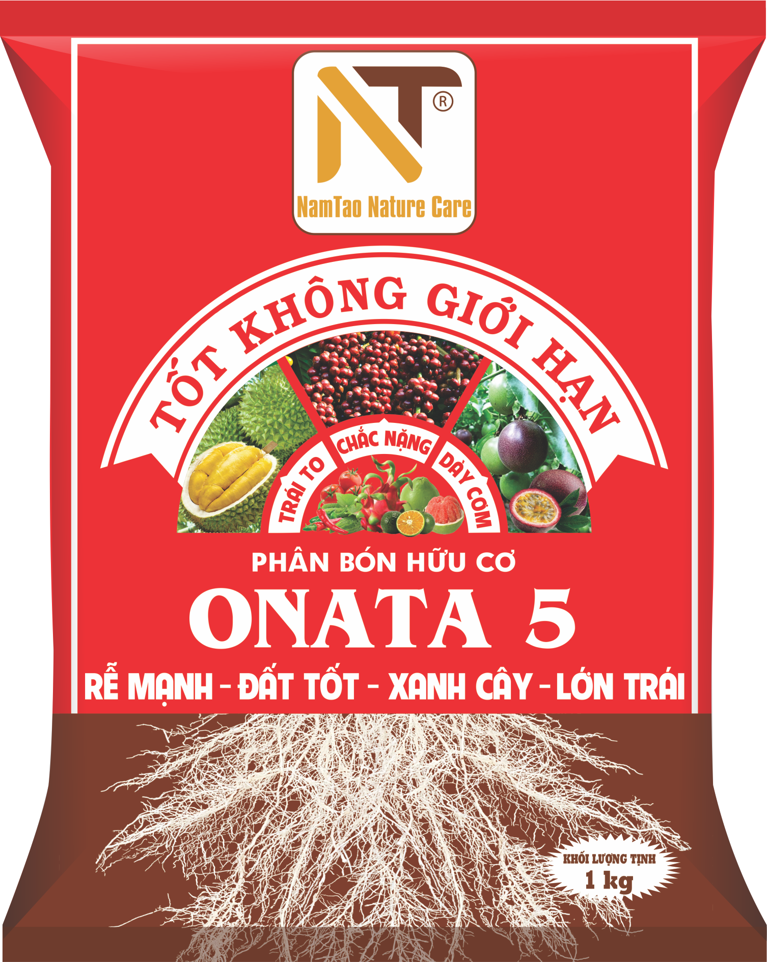  PHÂN BÓN HỮU CƠ ONATA 5 - DẠNG HẠT 