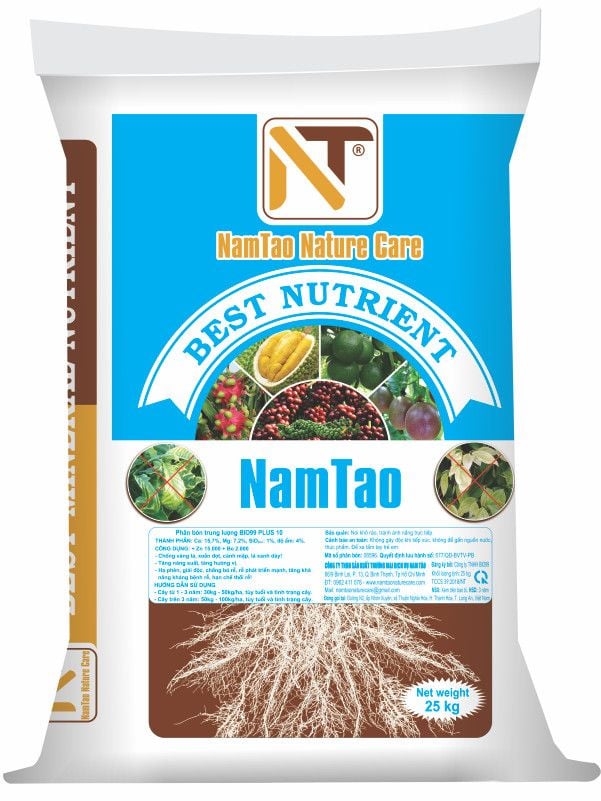  PHÂN BÓN TRUNG LƯỢNG BIO99 PLUS 10 