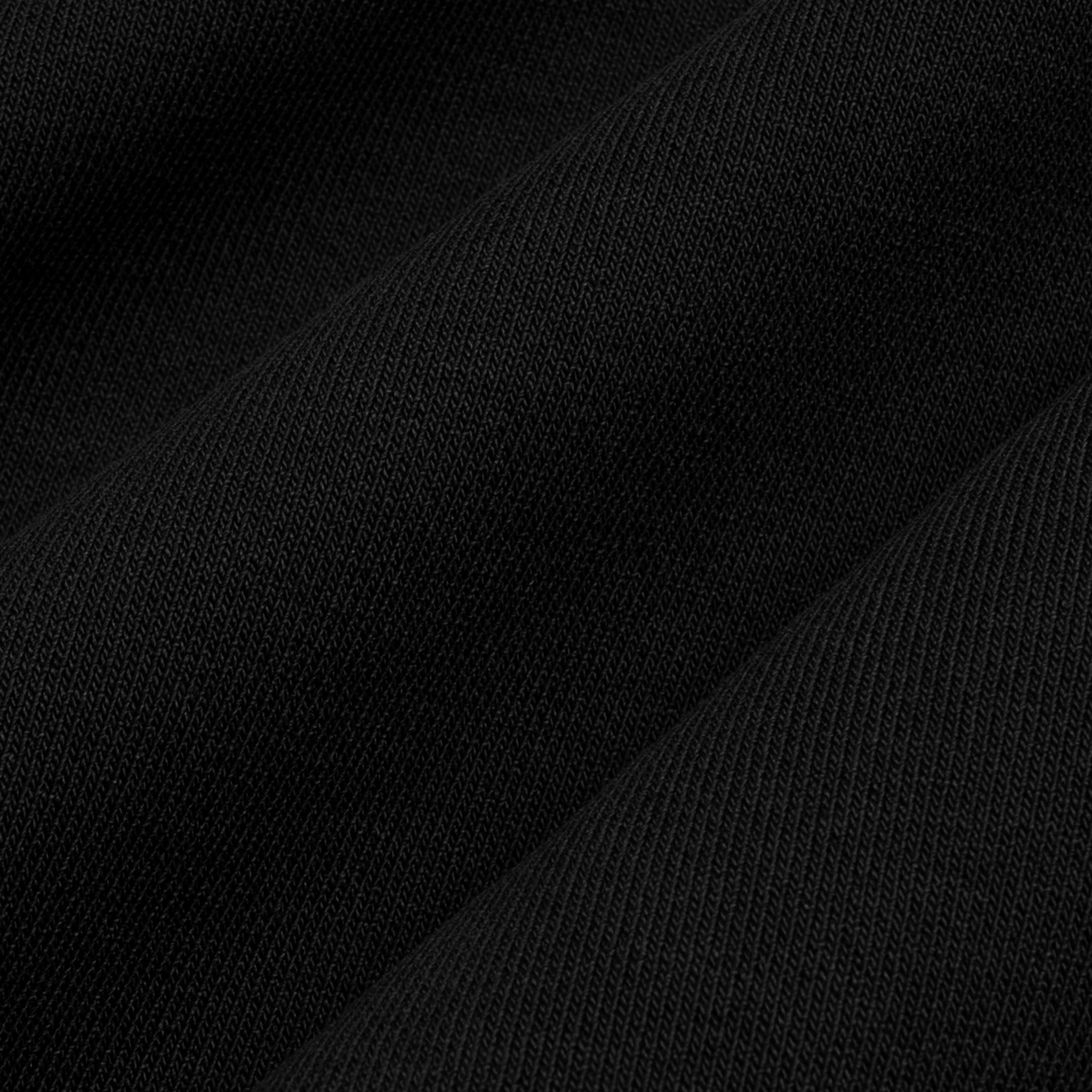 maverick-initial-boxy-hoodies || Black