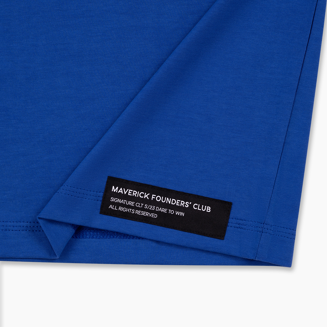 ao-thun-maverick-founders-club-well-dressed || Cobalt Blue