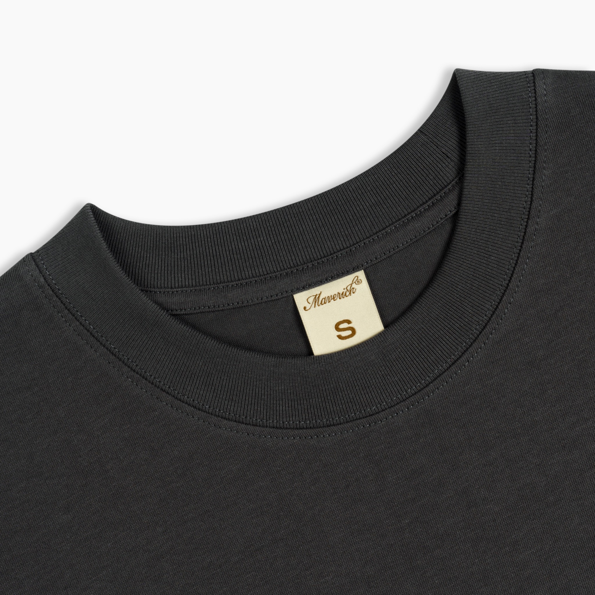 ao-thun-maverick-initial-collection || Grey