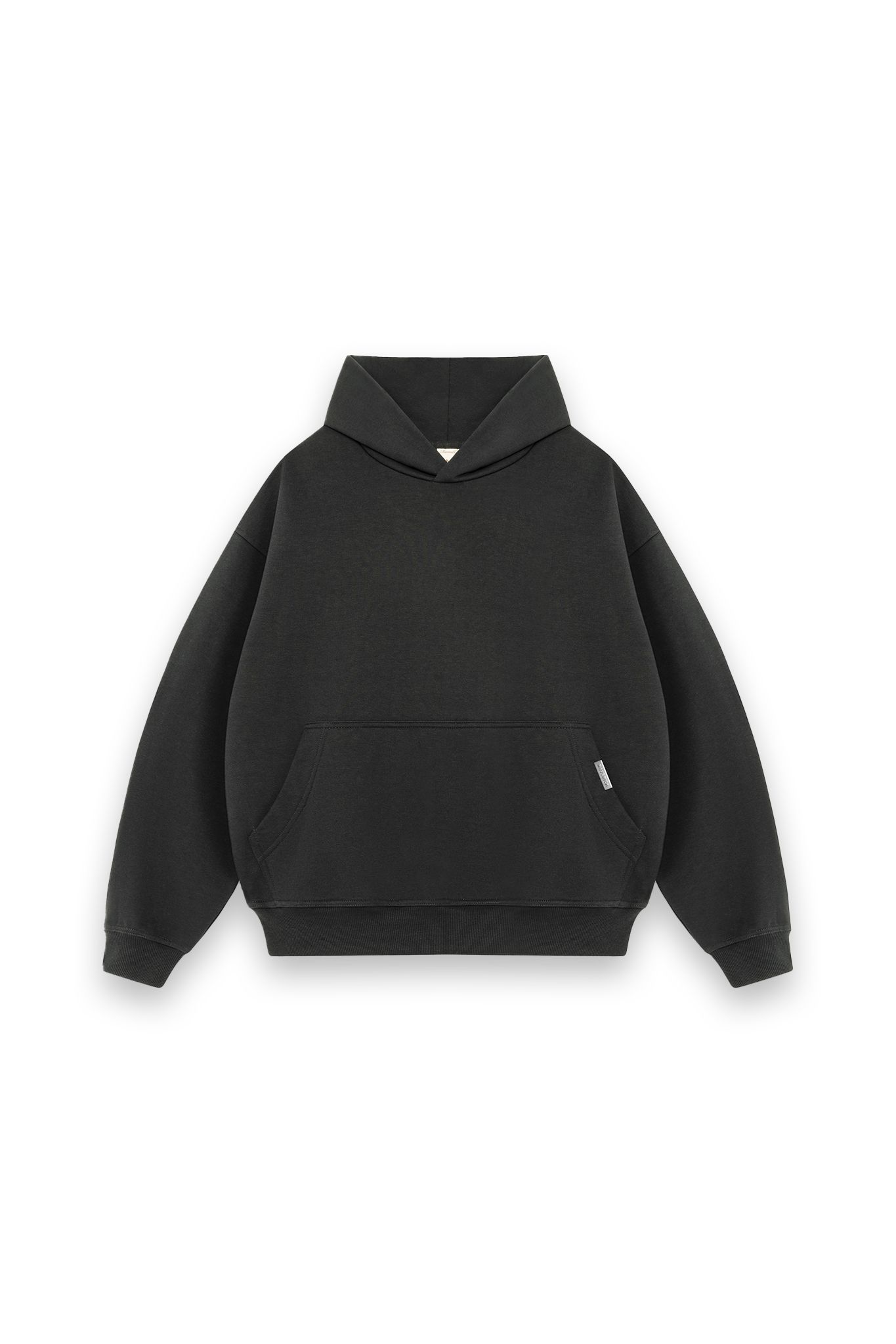 Maverick Initial Boxy Hoodies Grey