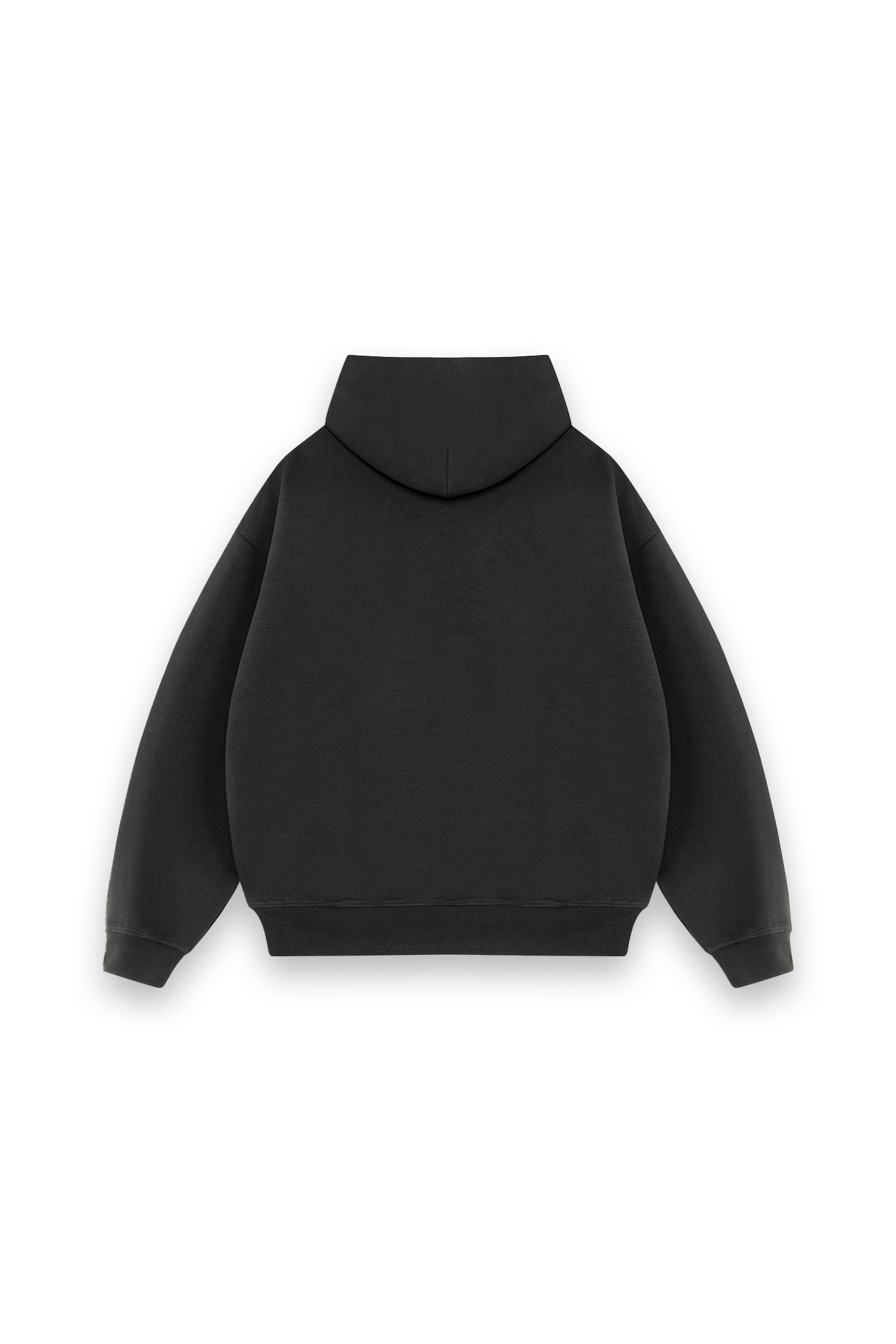 maverick-initial-boxy-hoodies || Grey