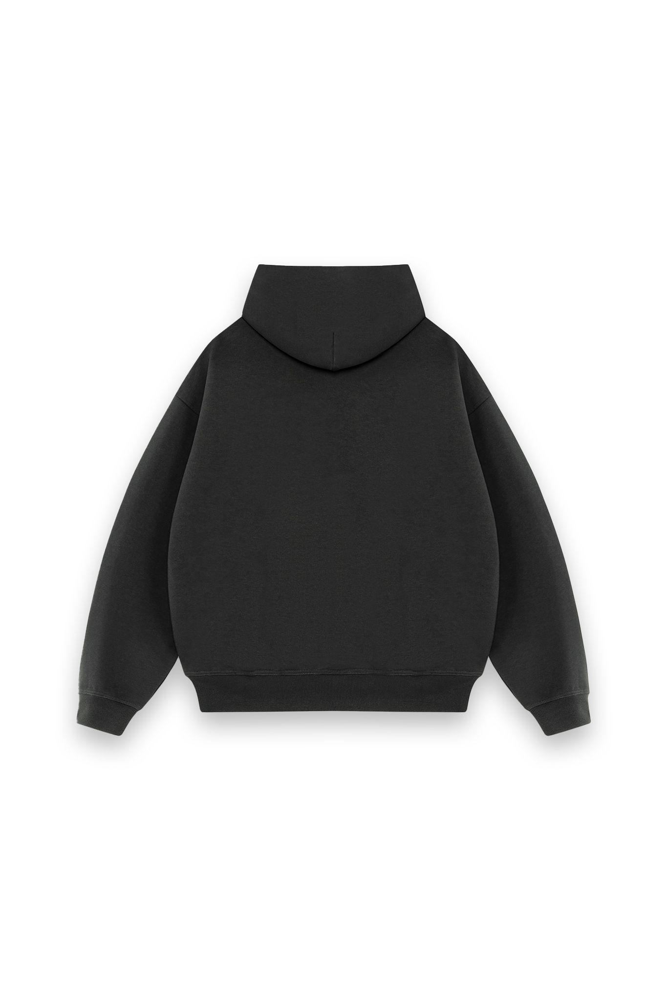 Maverick Initial Boxy Hoodies Grey