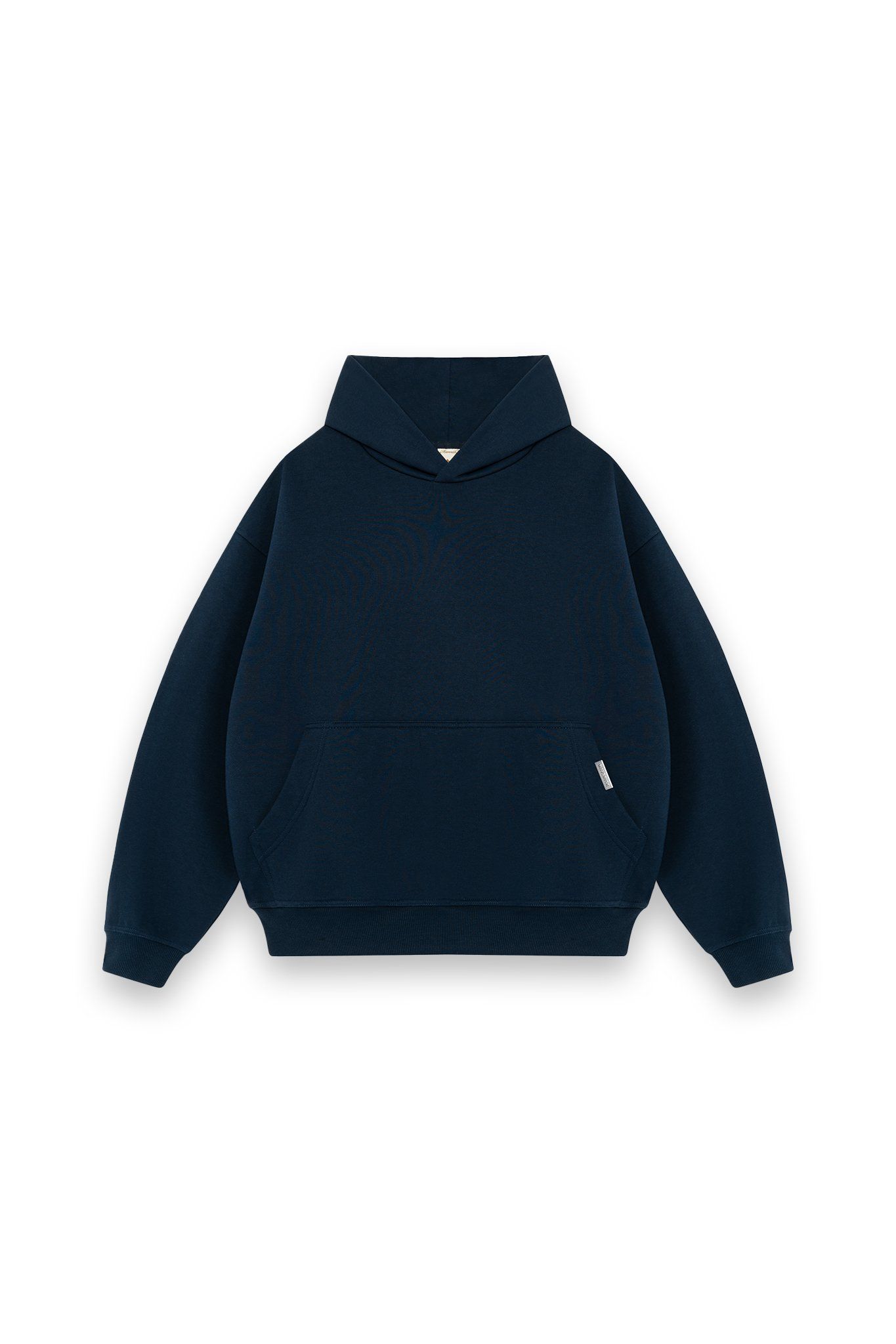 Maverick Initial Boxy Hoodies Navy Blue