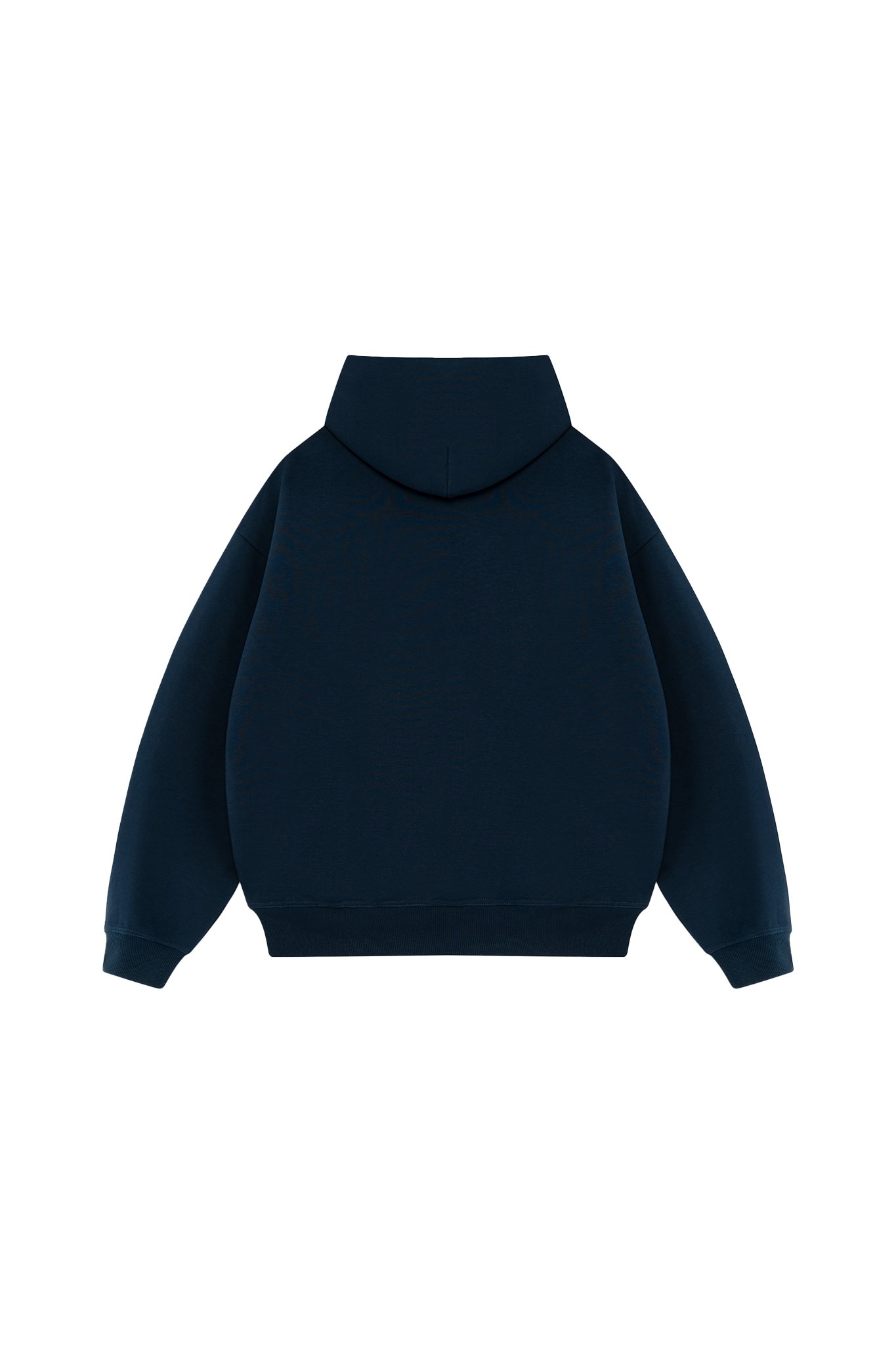 Maverick Initial Boxy Hoodies Navy Blue