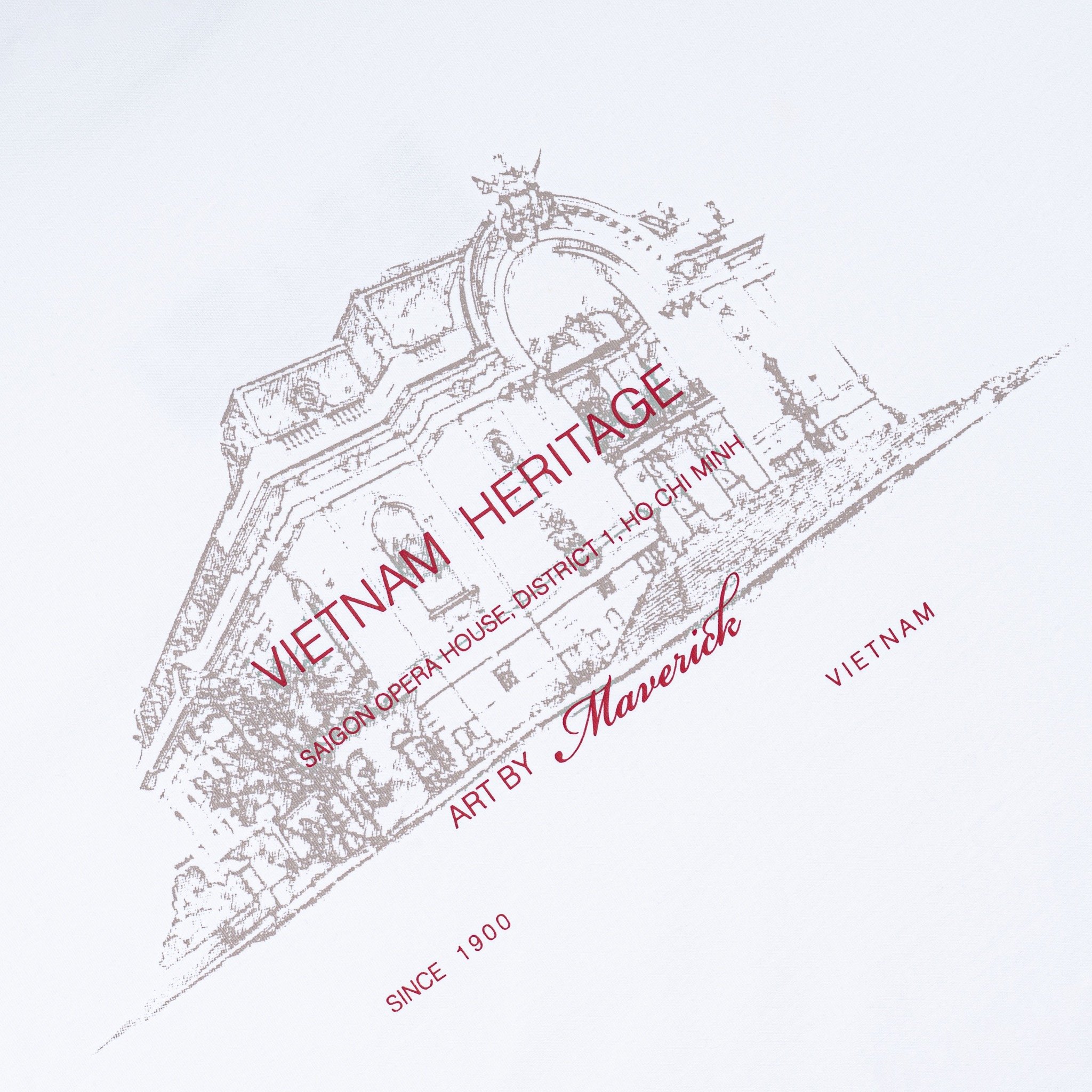 ao-thun-boxy-maverick-saigon-the-opera-house || White