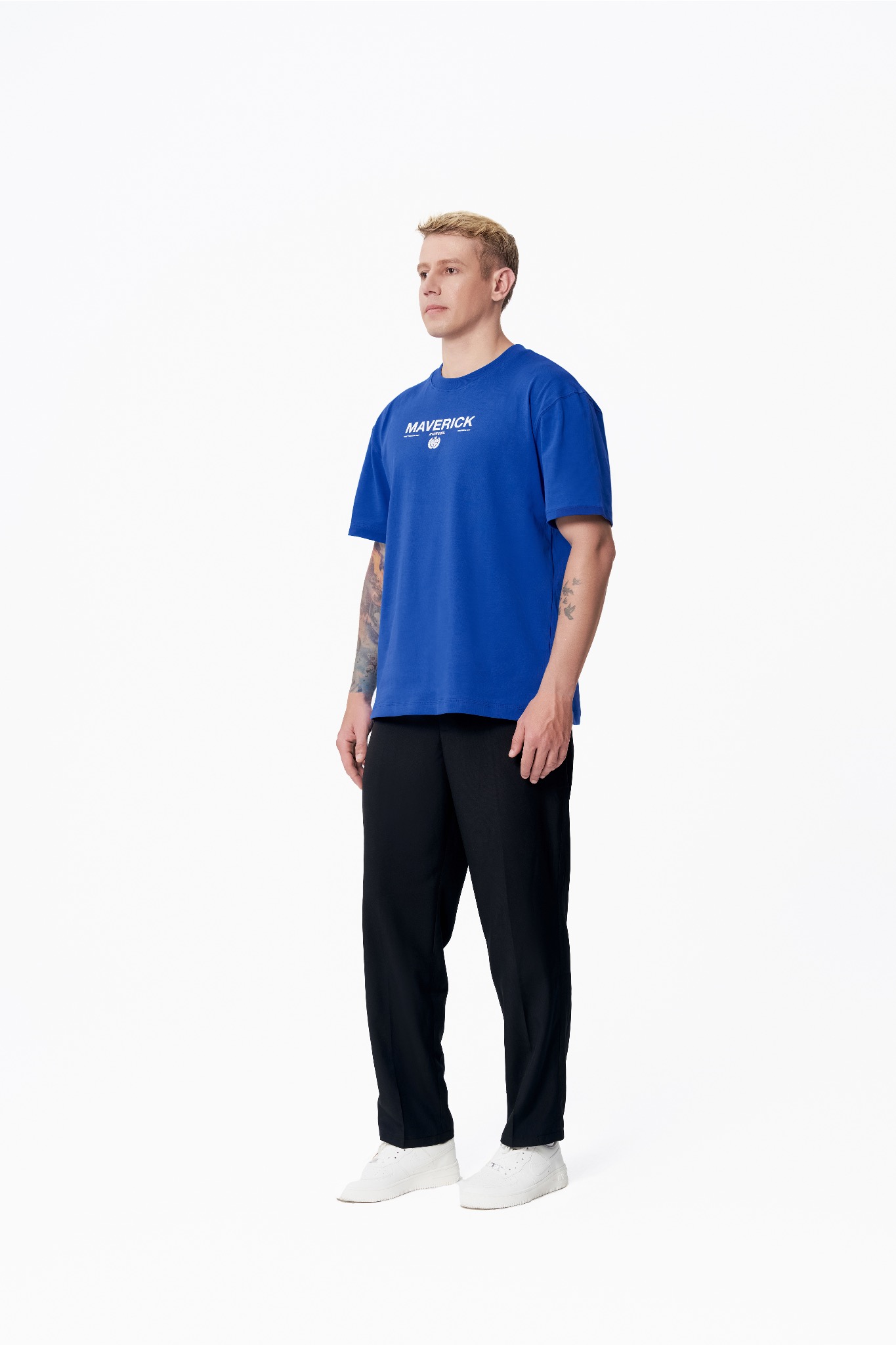 ao-thun-maverick-founders-club-cobalt-blue || cobalt blue
