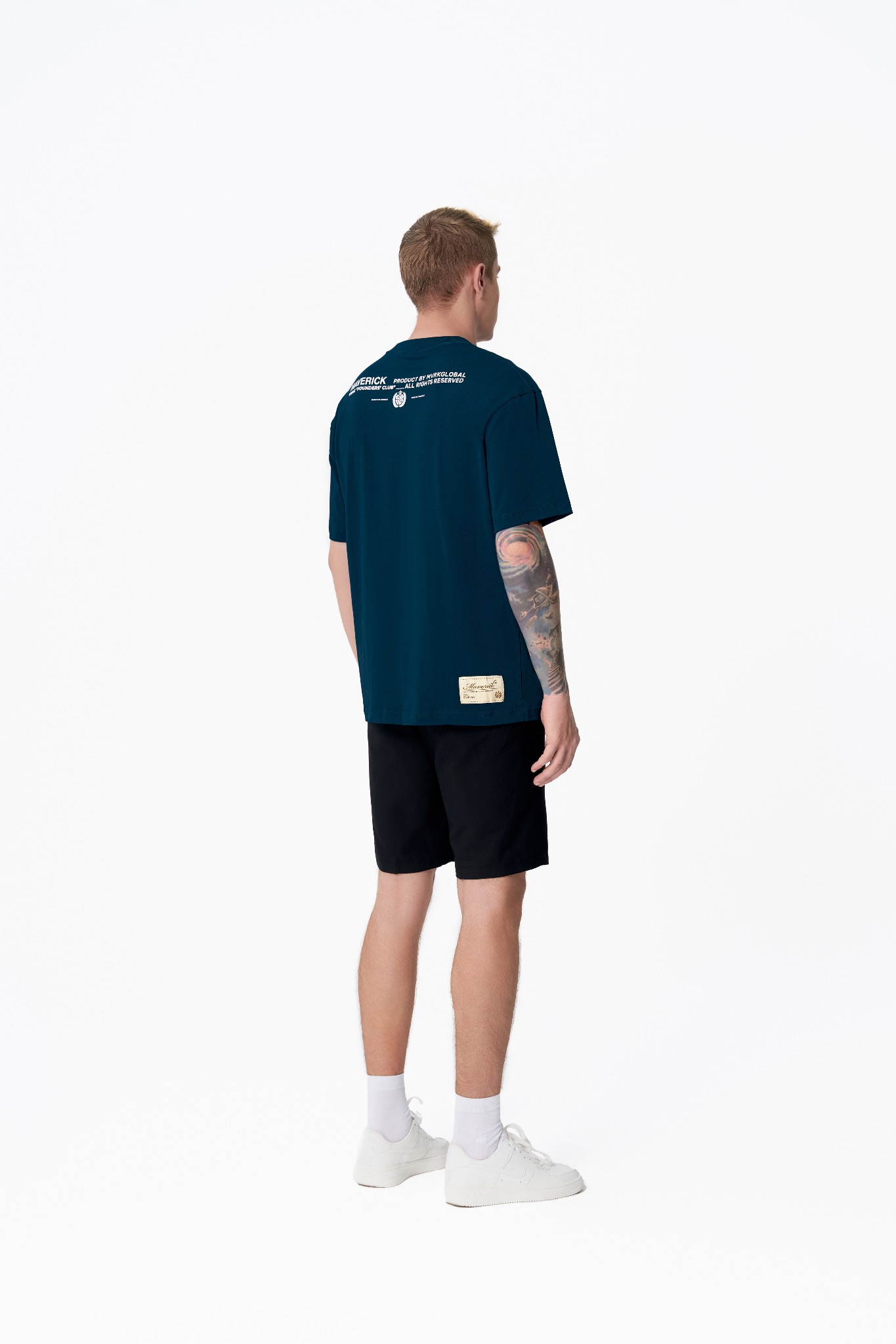 ao-thun-maverick-founders-club-navy-blue || Navy Blue