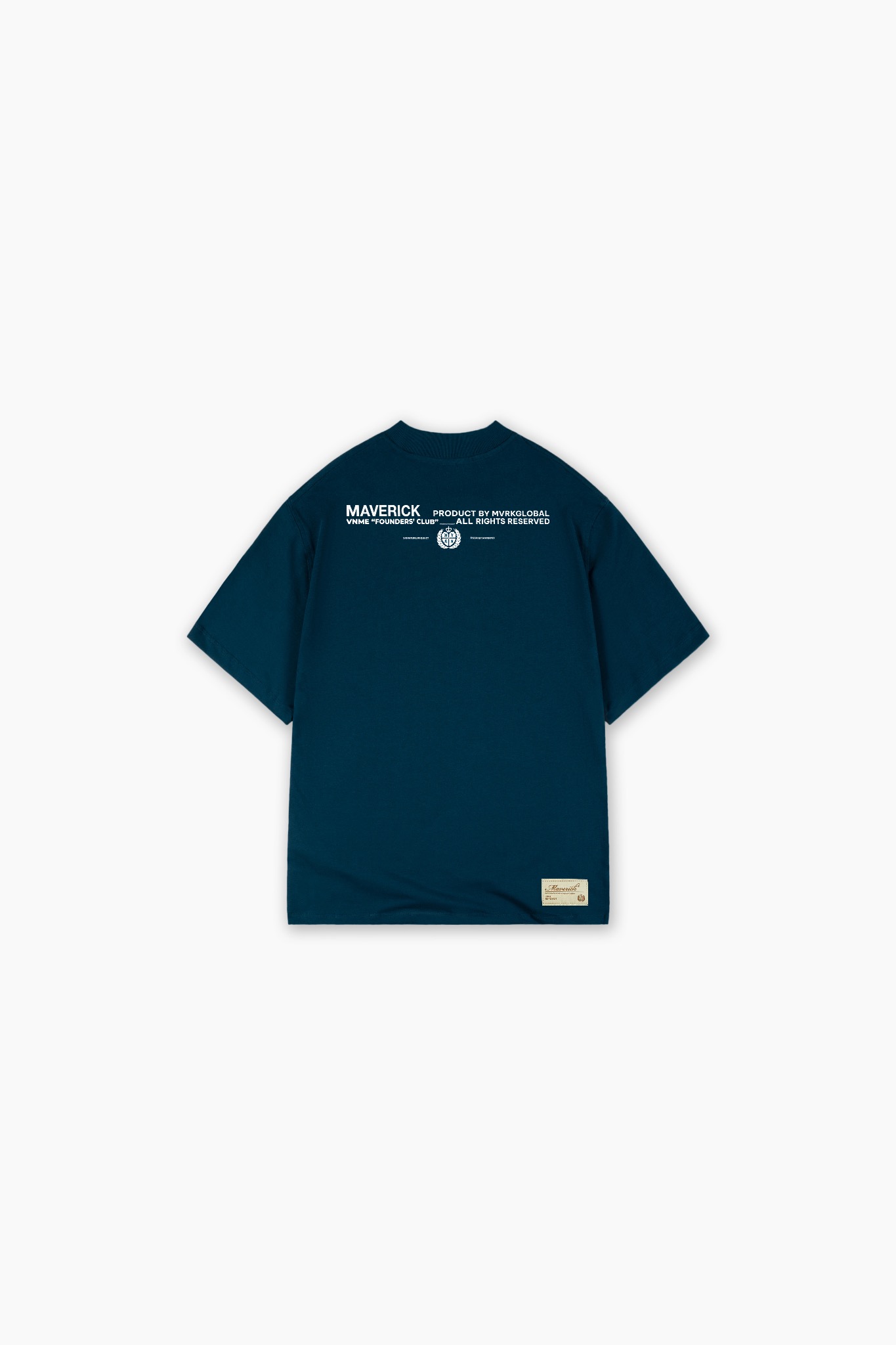 ao-thun-maverick-founders-club-navy-blue || Navy Blue