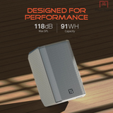  Loa di động đa năng có pin Precision Drive K8 (Màu cam) 