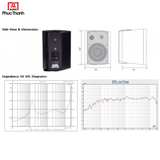  Two Way Wall Mount Speaker WSK-420C 