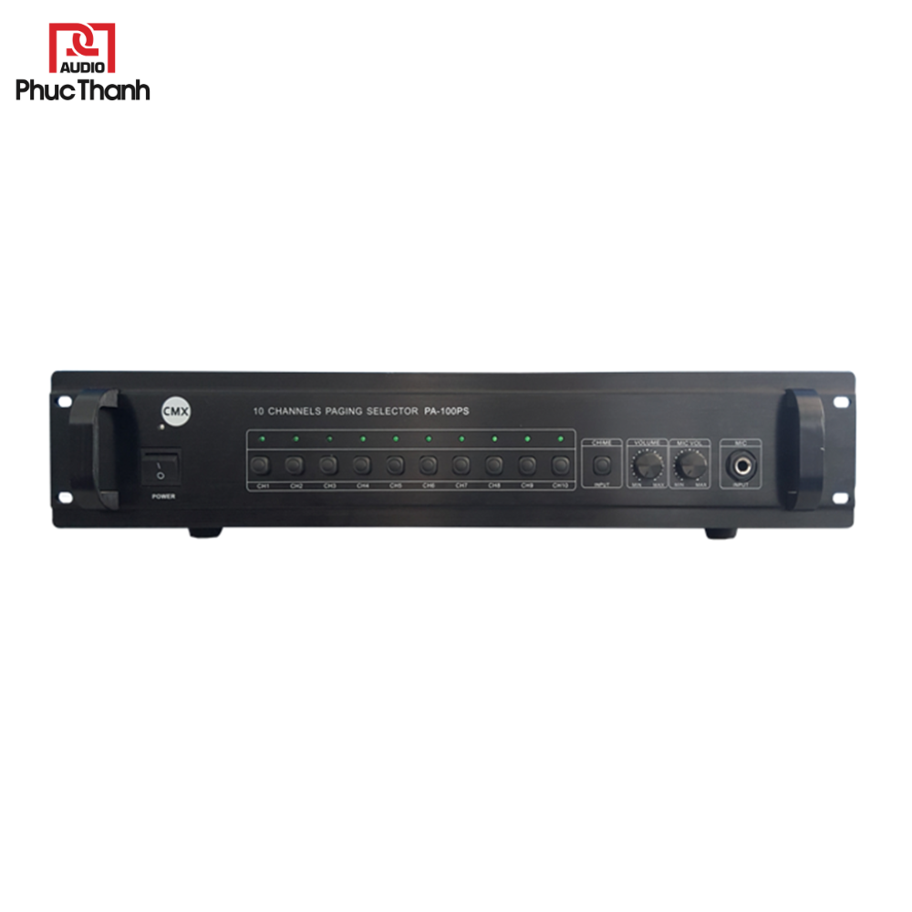  10 Zone Speaker Paging Selector PA-100PS 
