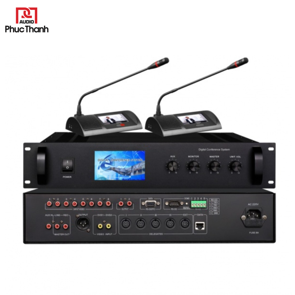  CS-100 AV Conference System Master Controller, Chairman Unit S101, Delegate Unit S102 