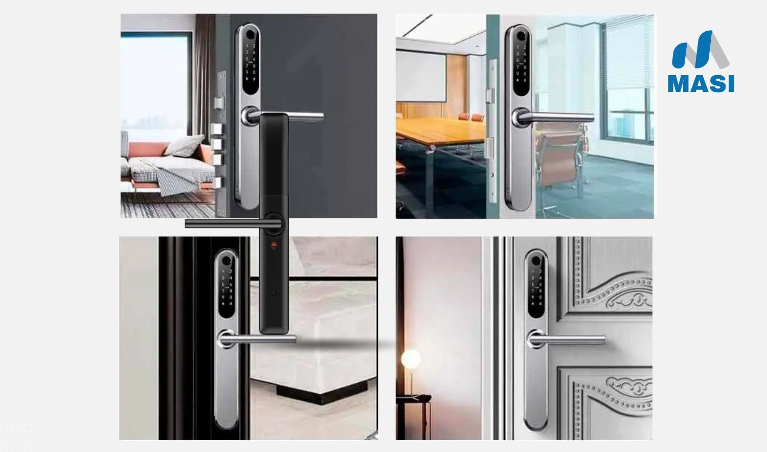  Khóa Cửa Nhôm Hệ /Cửa Nhựa MASI FX6 