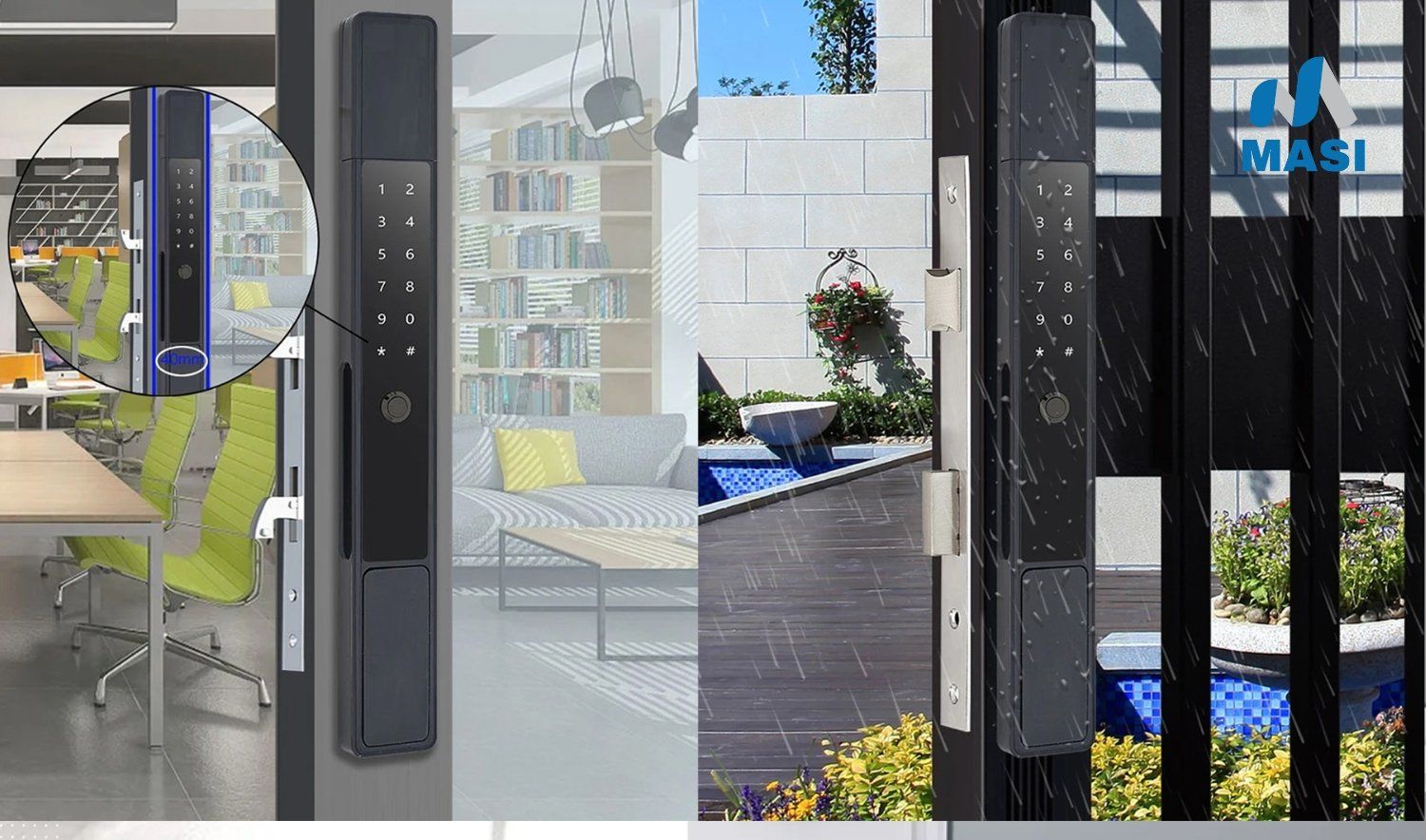  Khóa Cửa Nhôm Hệ /Cửa Nhựa MASI TL5 