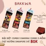  Rou - Bakkwa Thịt heo nướng chuẩn vị Singapore 