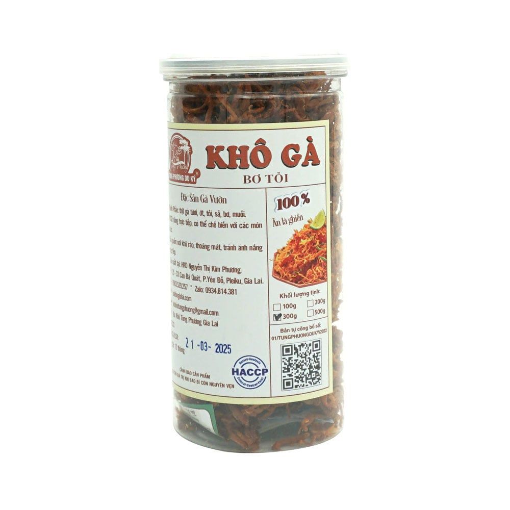  Khô gà bơ tỏi 