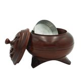  Lư xông trầm gỗ lim 