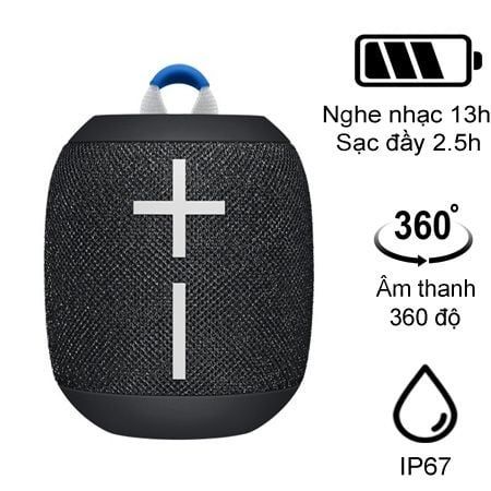 Loa Bluetooth Ultimate Ears Wonderboom 2 - Màu Xám