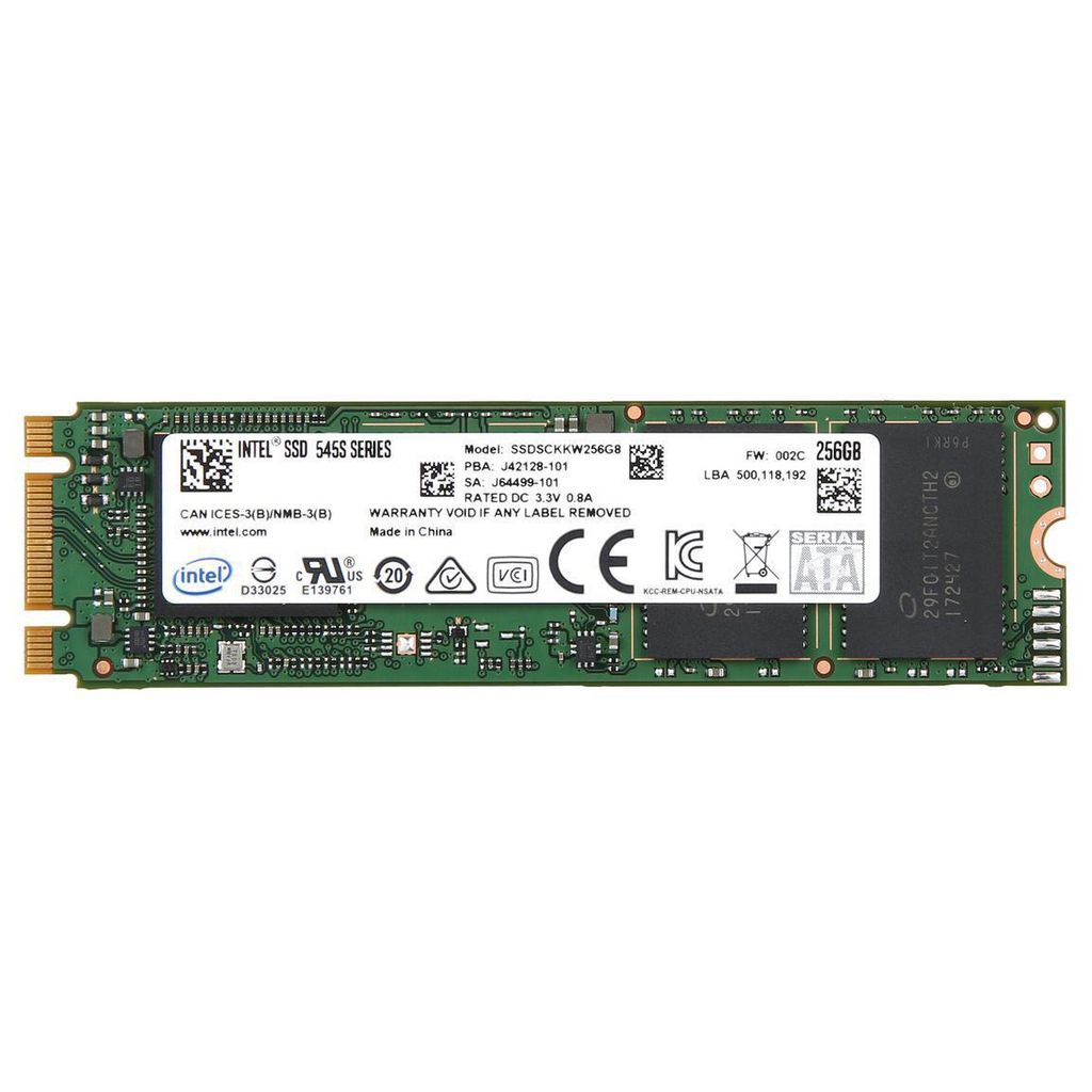 SSD M2 SATA Intel 256gb