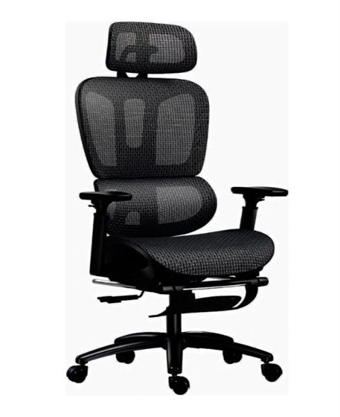 Ghế cong thái học LH016 Đen