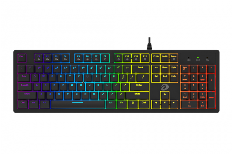Phím cơ DAREU EK1280S V2 BLACK RGB (Switch BROW, BLUE)