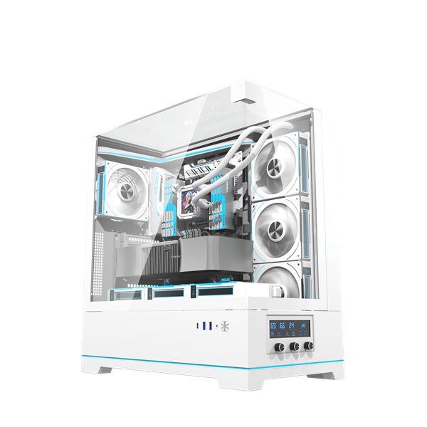 VỎ CASE MÁY TÍNH DARKFLASH DY450 Pro (ATX) WHITE