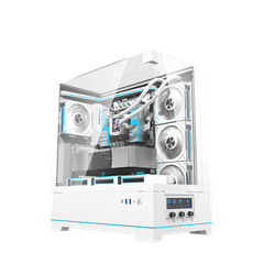 VỎ CASE MÁY TÍNH DARKFLASH DY450 Pro (ATX) WHITE