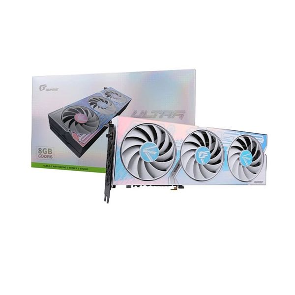 Vga Colorful Igame RTX4060 Ultra White OC 8G-V 3 Fan