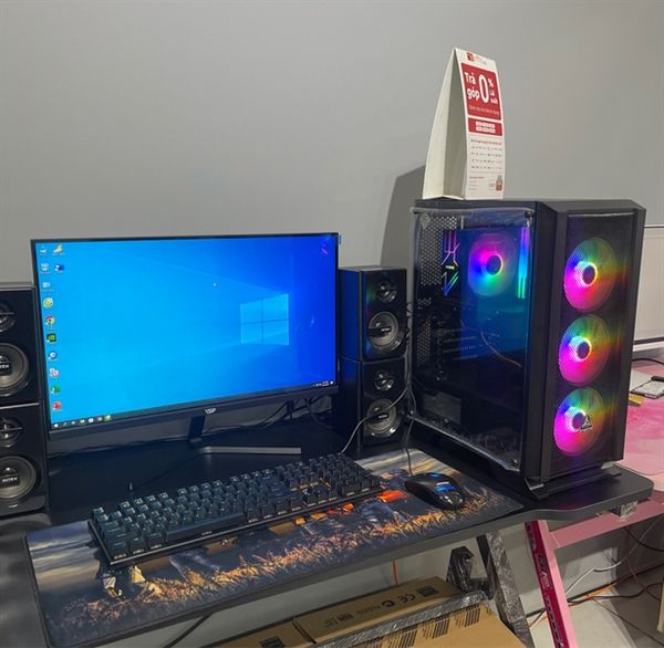 Bộ PC B365, CPU I5 9400F, RAM LED 16GB, SSD 256GB, VGA 1660TI, NGUỒN 500W, CASE LED 3 FAN, MÀN HÌNH VSP IP2407S 100HZ (CŨ)
