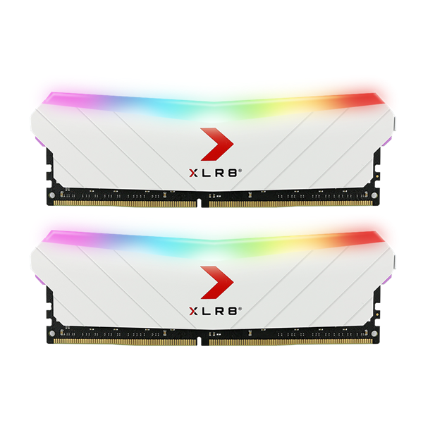 RAM PNY XLR8 GAMING EPIC-X RGB 16GB 3200NHz DDR4 (WHITE)