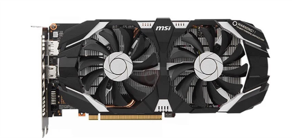 VGA CARD MÀN HÌNH MSI GTX1060 3GB 2 FAN CŨ