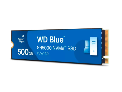 SSD Western Digital Blue SN5000 500GB M.2 2280 NVMe PCLe 4.0 ( Đọc 5000MB/s - Ghi 4000MB/s)