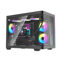 VỎ CASE MÁY TÍNH DARKFLASH L285M (Full M-ATX KÍNH CONG) BLACK