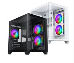 CASE MÁY TÍNH XIGMATEK PANO M NANO ARTIC 3GF (KÈM 3 FAN) WHITE