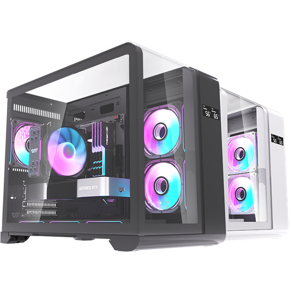 VỎ CASE MÁY TÍNH DARKFLASH L280M (Full M-ATX) BLACK