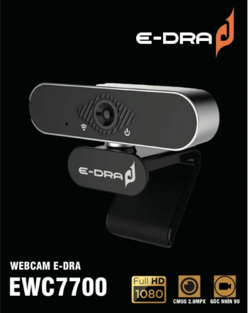 Webcam E-DRA - EWC7700 FHD - 1080p