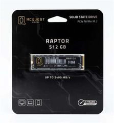 SSD McQuest Raptor 512GB M2 2280 PCIe NVMe Gen 3×4 FV