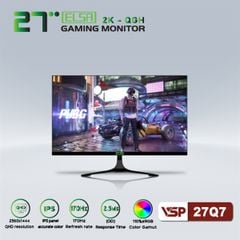 MÀN HÌNH GAMING VSP ELSA 27Q7 (27''/ 2K/ IPS/ 170Hz/ 2ms/ BLACK)