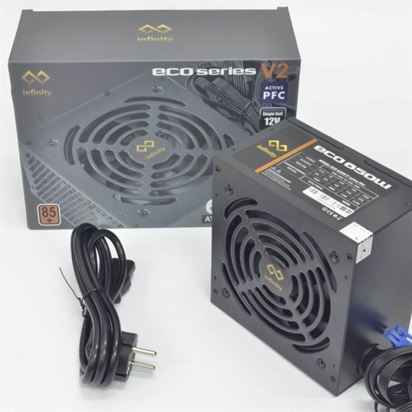 NGUỒN INFINITY ECO 650W V3 - DC TO DC - ACTIVE PFC - SINGLE RAIL 12V