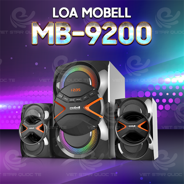 LOA VI TÍNH MOBELL MB-9200 (BLUETOOTH / REMOTE / USB / TF)