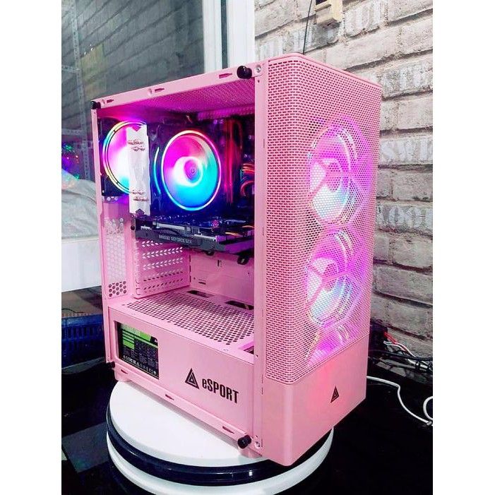 Case VSP Gaming Mặt lưới B86P- Hồng