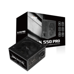 BỘ NGUỒN MÁY TÍNH AIGO MODEL CK550PRO 550W 80+ EFICIENCY (DÂY CÁP ĐEN DẸT)
