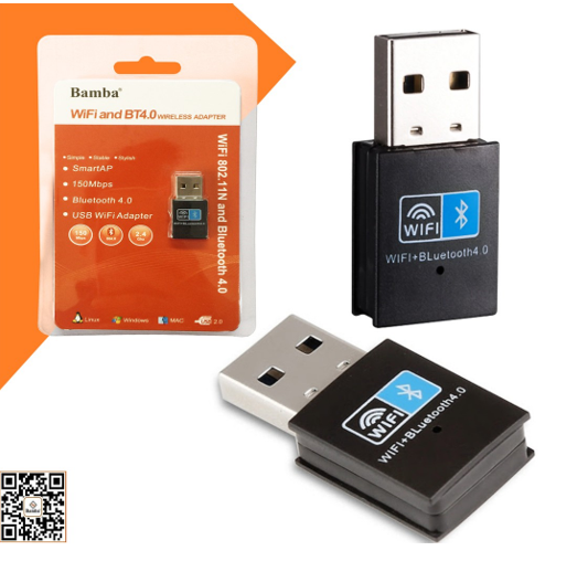 USB thu wifi + phát BLUETOOTH 4.0 BAMBA