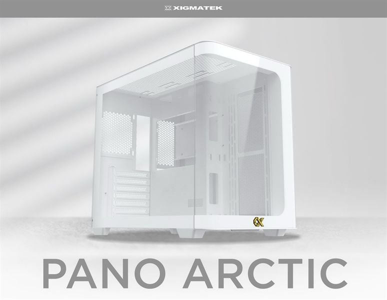 CASE MÁY TÍNH XIGMATEK PANO M NANO ARTIC 3GF (KÈM 3 FAN) WHITE