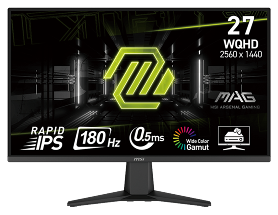 Màn hình MSI MAG 275QF (27Inch/ 2K/ Rapid Ips/ 180Hz/ 0.5Ms)