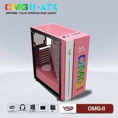 Case VSP OMG HỒNG kính cường lực.