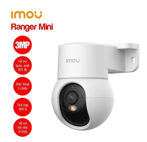 Camera Imou Ranger Mini 3MP - IPC-K2MP-3H1WE Trong nhà Chính hãng