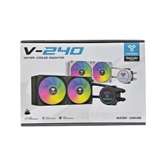 Tản nhiệt nước CoolorMan V-240 2 fan Đen
